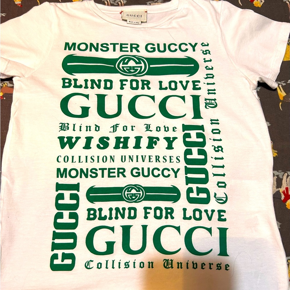 Gucci t shirt boy/girl size 8